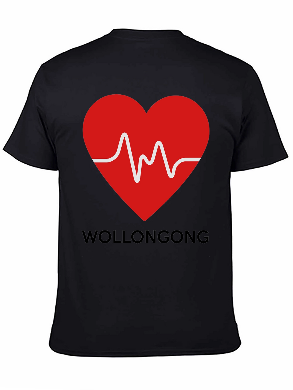 Wollongong Heartbeat T-Shirt - Graphic Tee