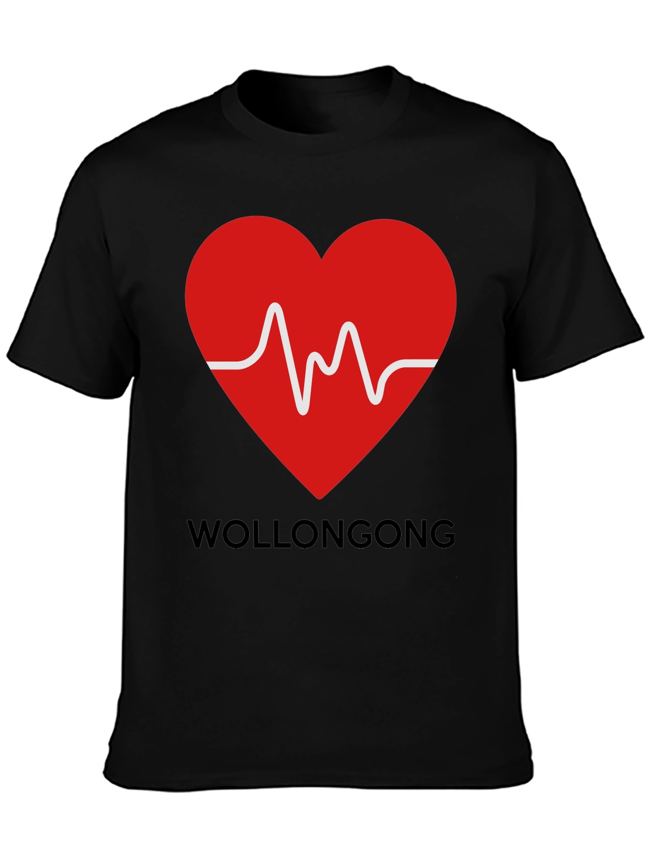 Wollongong Heartbeat T-Shirt - Graphic Tee