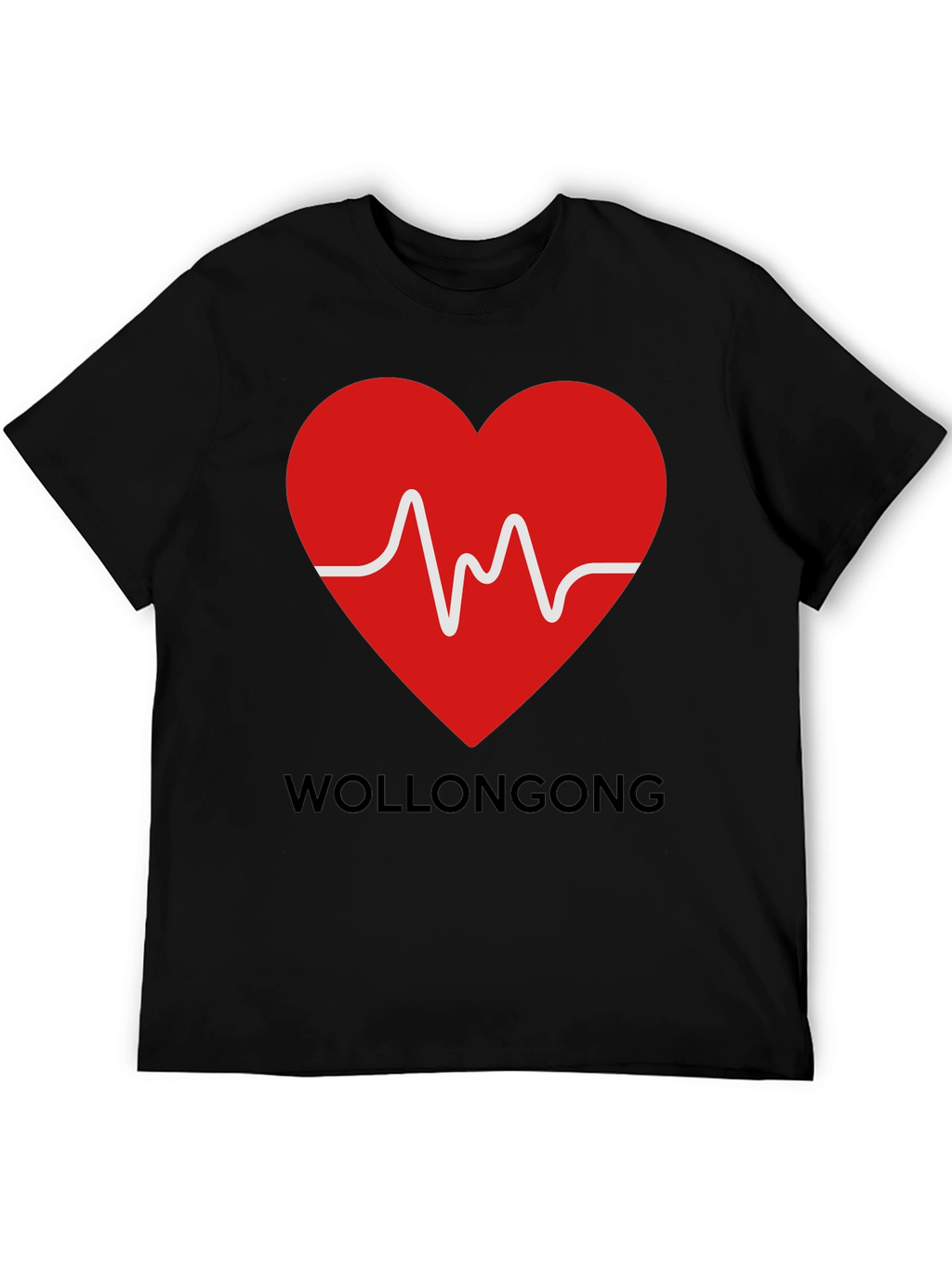 Wollongong Heartbeat T-Shirt - Graphic Tee