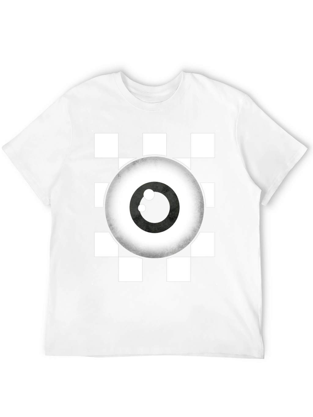 Eye See You Checkerboard T-Shirt - Quirky Graphic Tee
