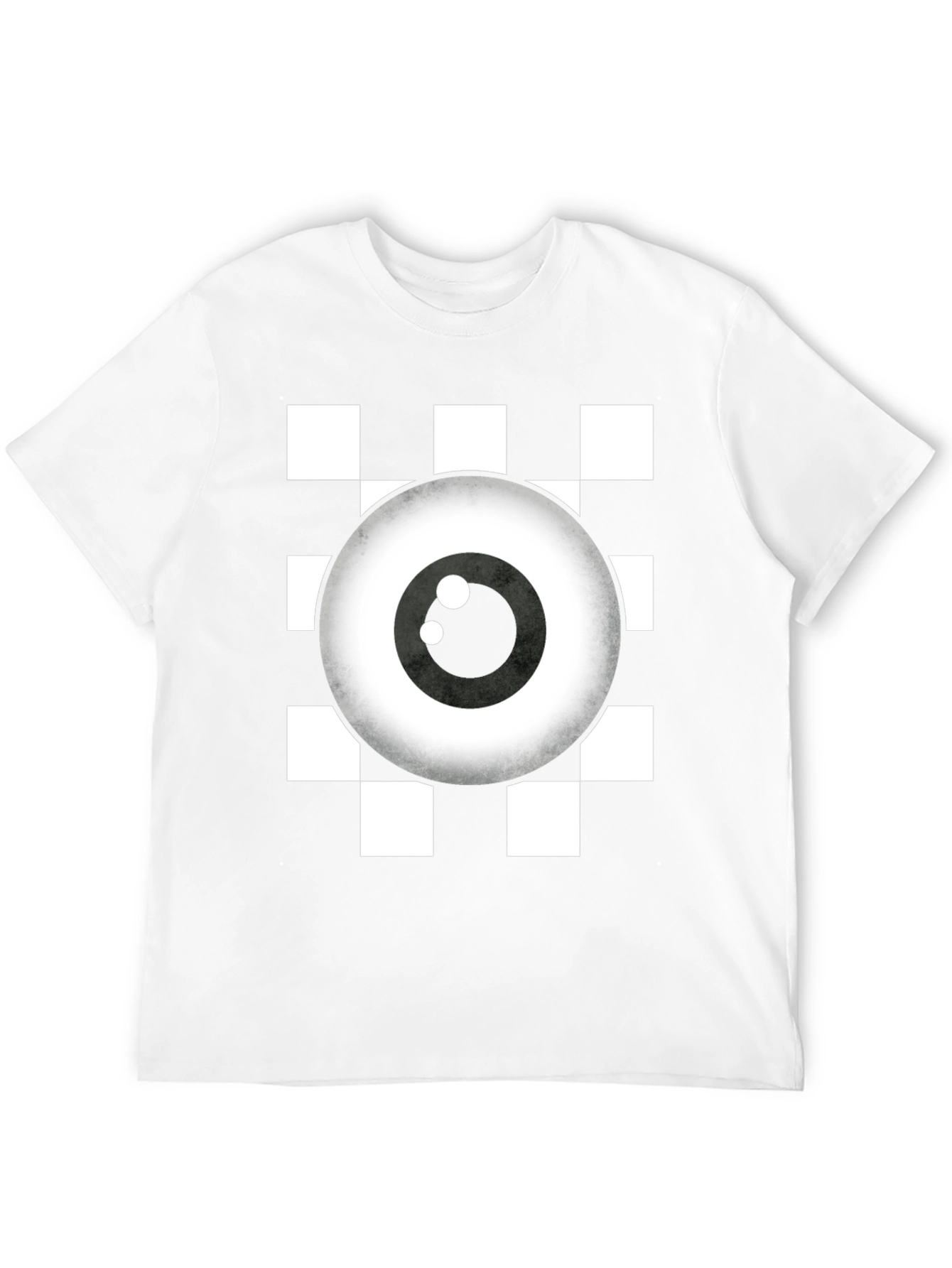 Eye See You Checkerboard T-Shirt - Quirky Graphic Tee