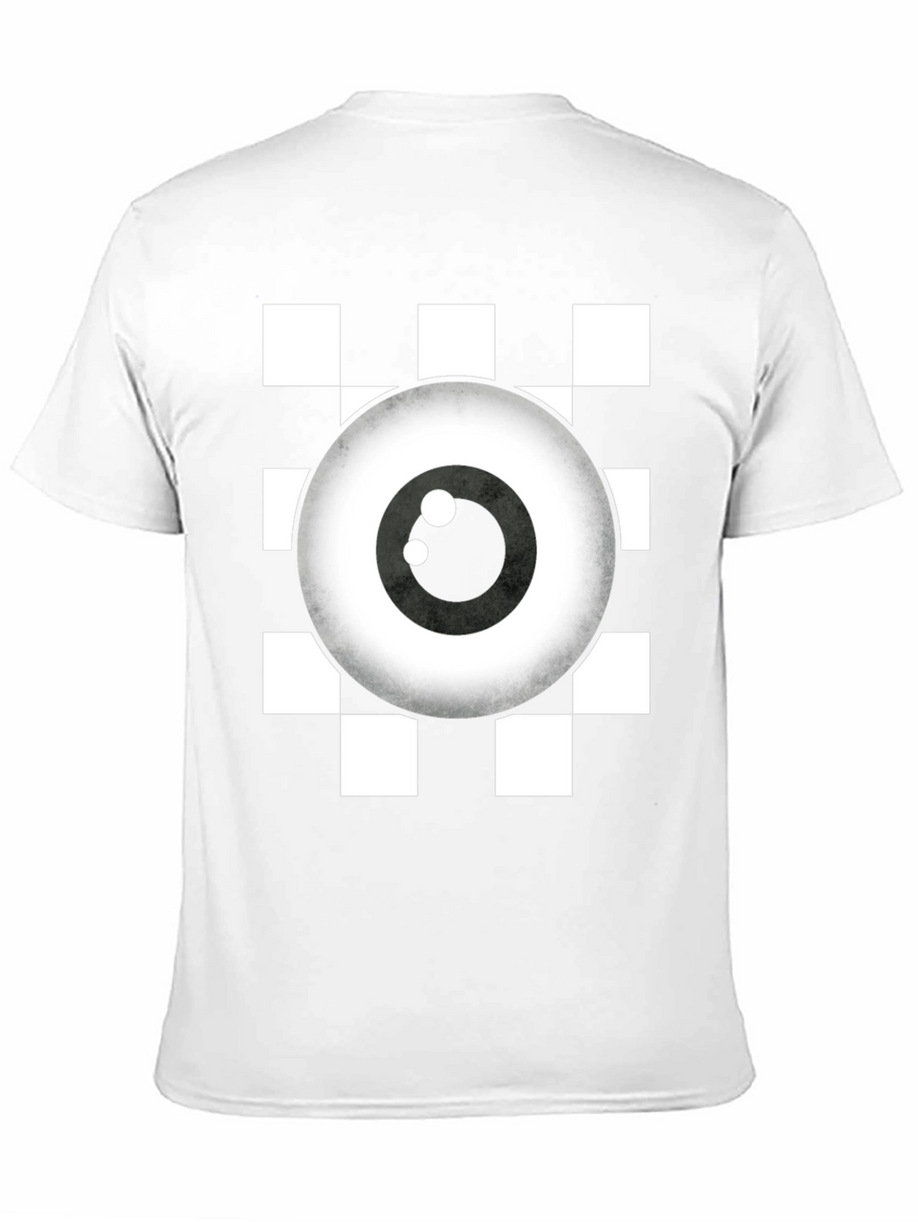 Eye See You Checkerboard T-Shirt - Quirky Graphic Tee
