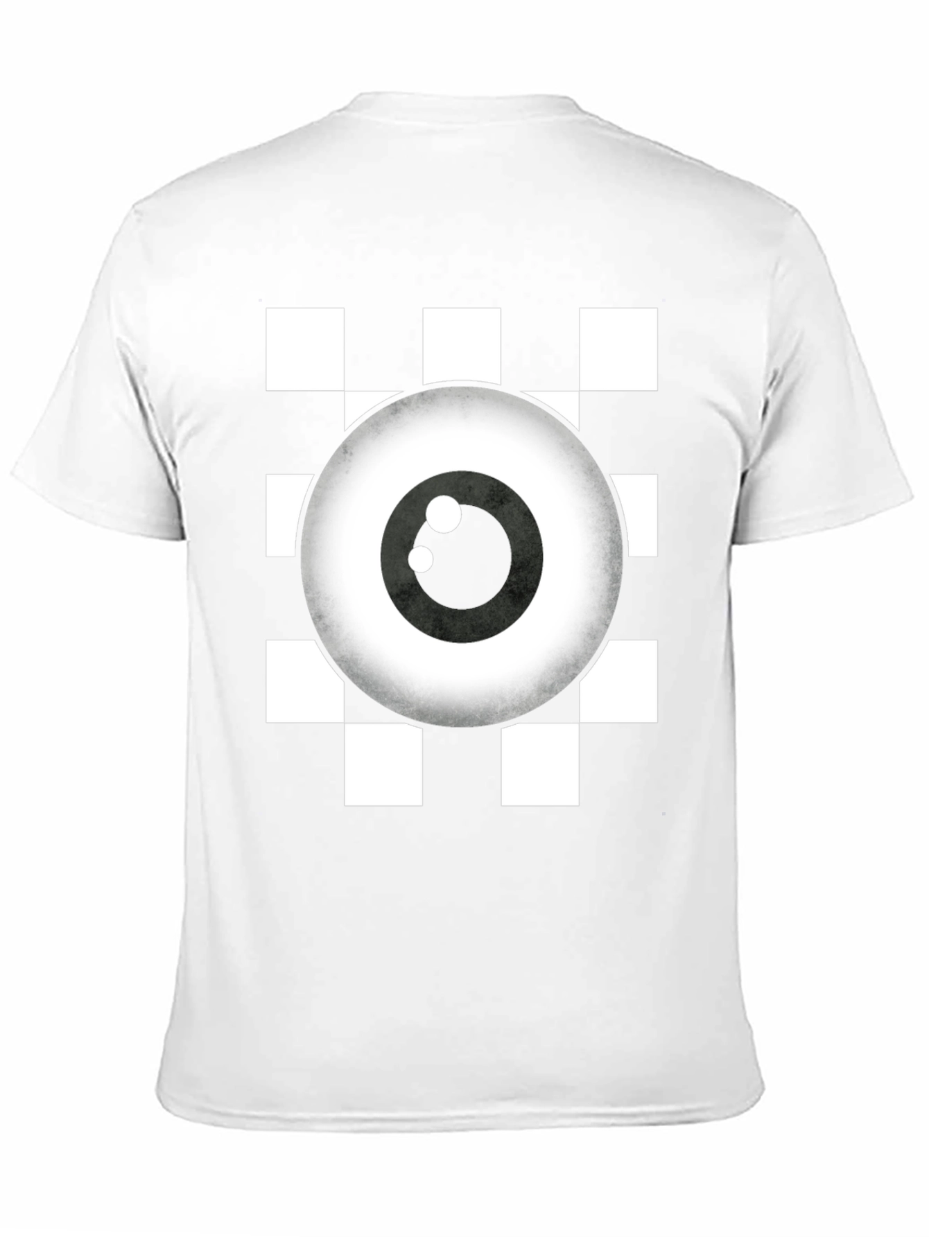 Eye See You Checkerboard T-Shirt - Quirky Graphic Tee