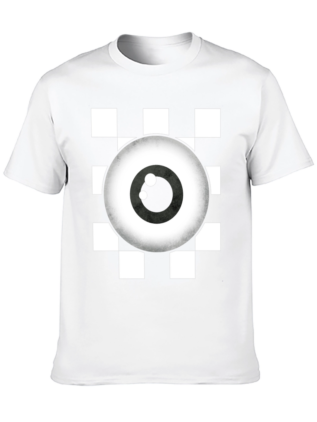 Eye See You Checkerboard T-Shirt - Quirky Graphic Tee