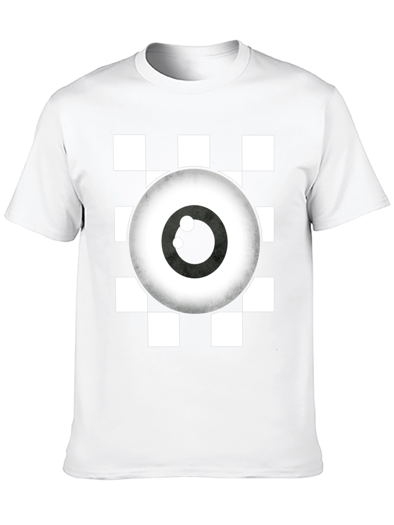 Eye See You Checkerboard T-Shirt - Quirky Graphic Tee