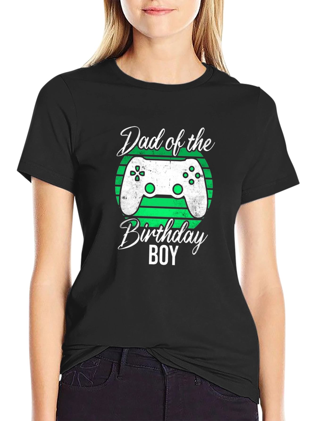 Dad of the Birthday Boy Gamer T-Shirt