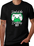 Dad of the Birthday Boy Gamer T-Shirt
