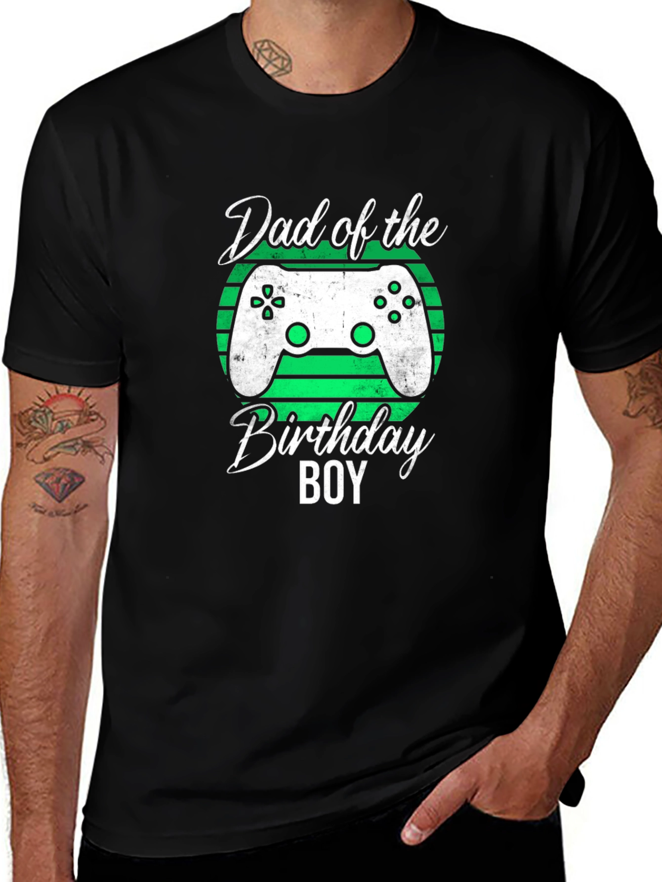 Dad of the Birthday Boy Gamer T-Shirt