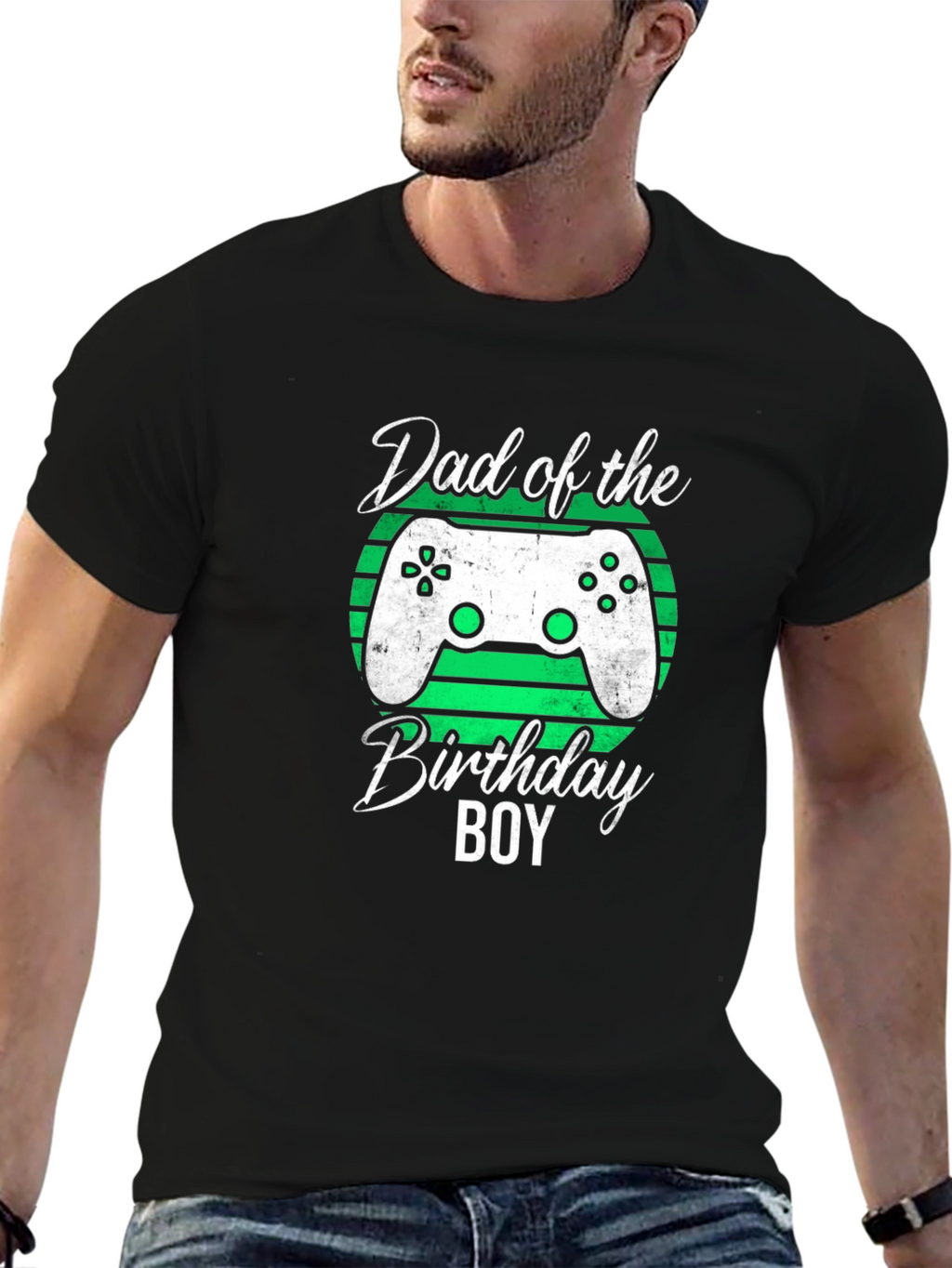Dad of the Birthday Boy Gamer T-Shirt