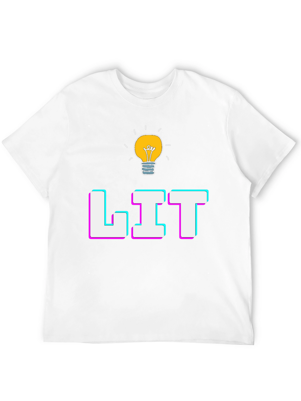 Lit Graphic T-Shirt - Trendy Casual Tee