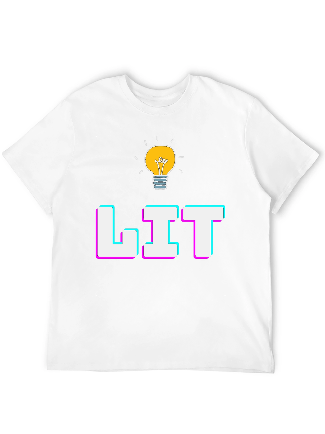 Lit Graphic T-Shirt - Trendy Casual Tee