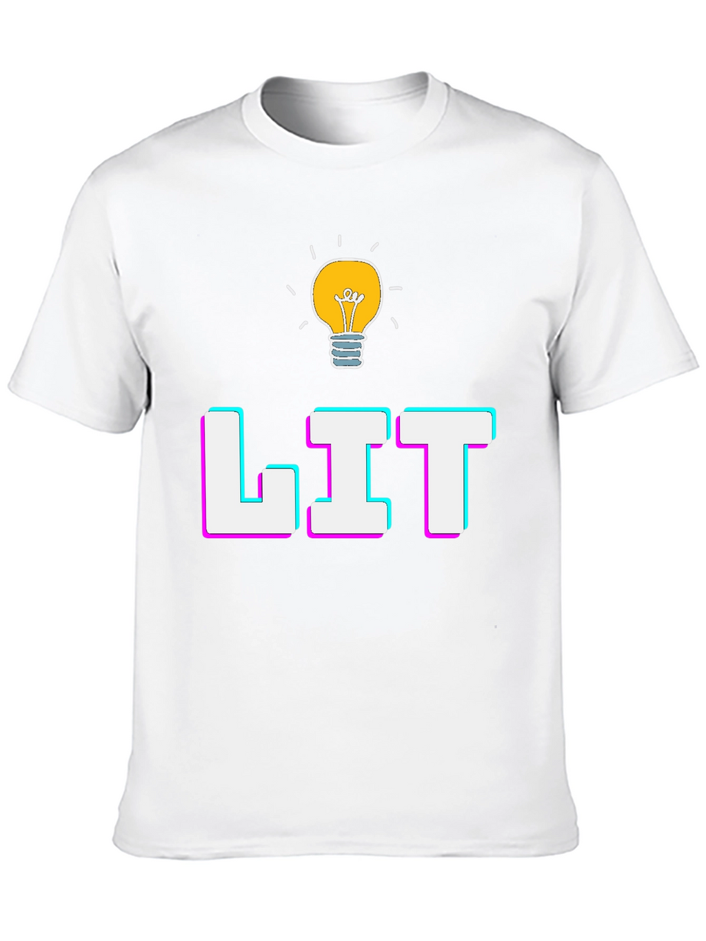 Lit Graphic T-Shirt - Trendy Casual Tee