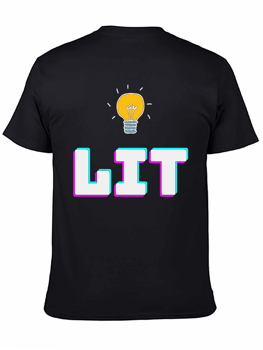 Lit Graphic T-Shirt - Trendy Casual Tee
