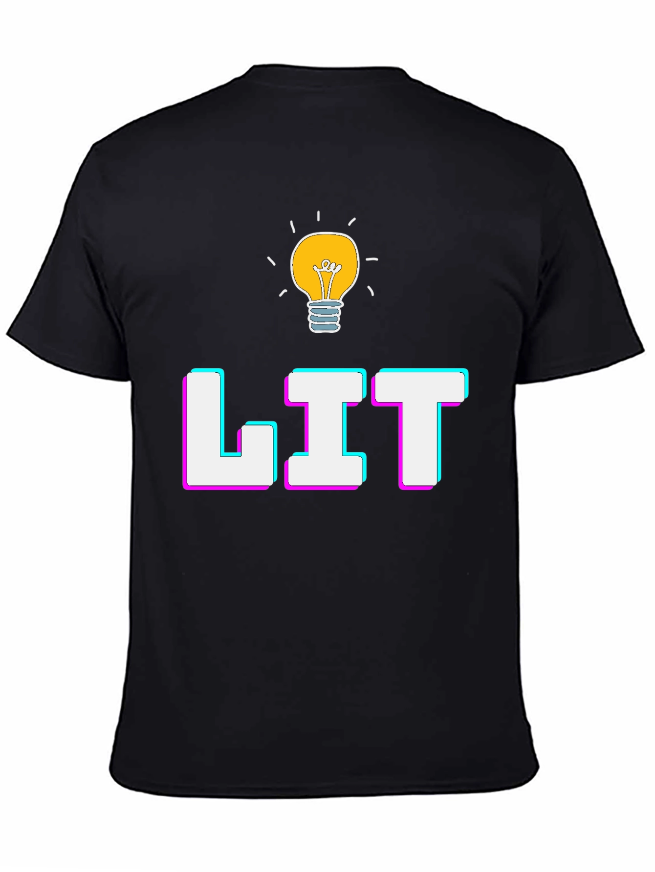 Lit Graphic T-Shirt - Trendy Casual Tee