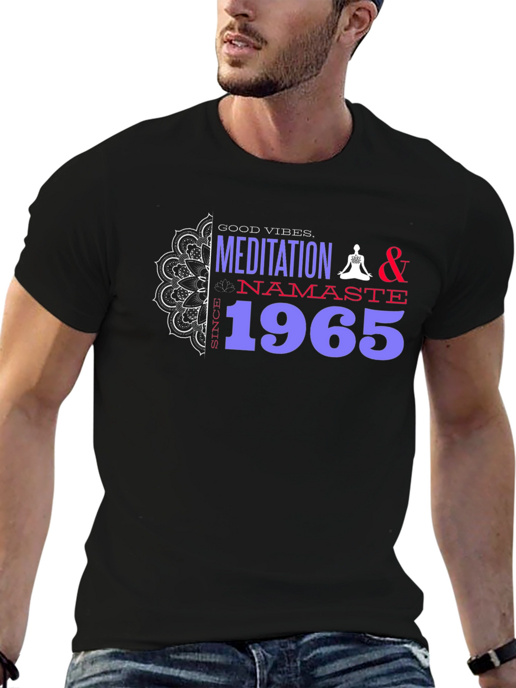 Meditation Namaste Since 1965 Graphic Tee