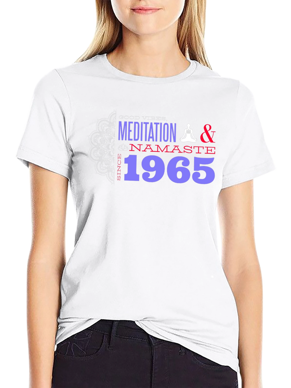 Meditation Namaste Since 1965 Graphic Tee