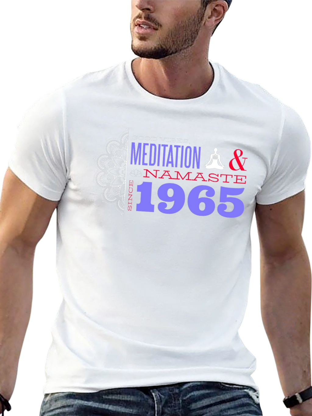 Meditation Namaste Since 1965 Graphic Tee