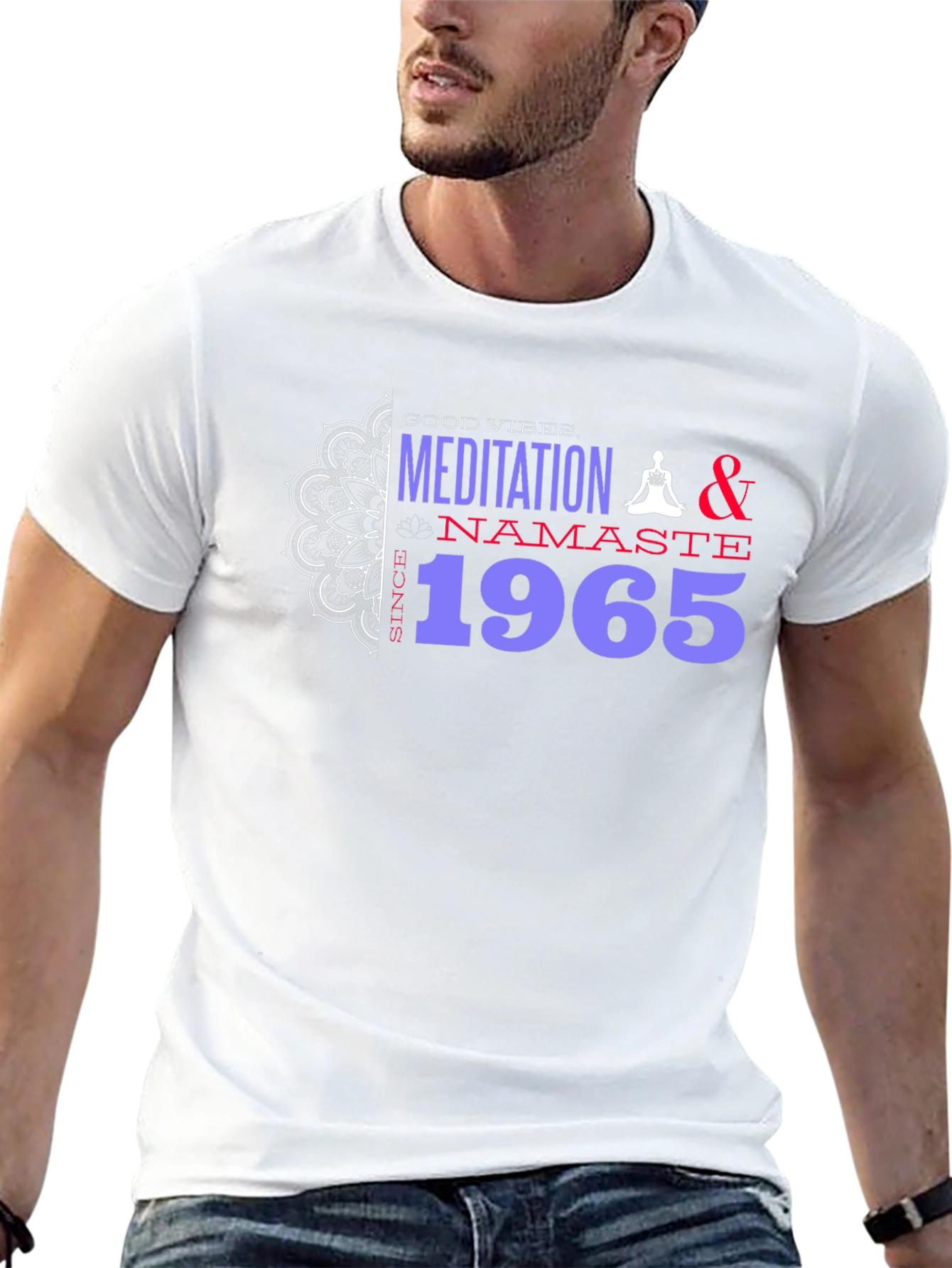 Meditation Namaste Since 1965 Graphic Tee