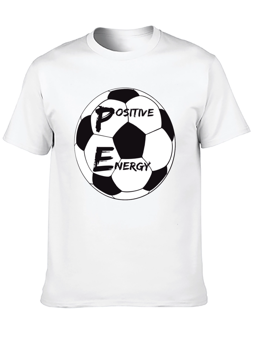 Positive Energy Soccer Ball Graphic Tee