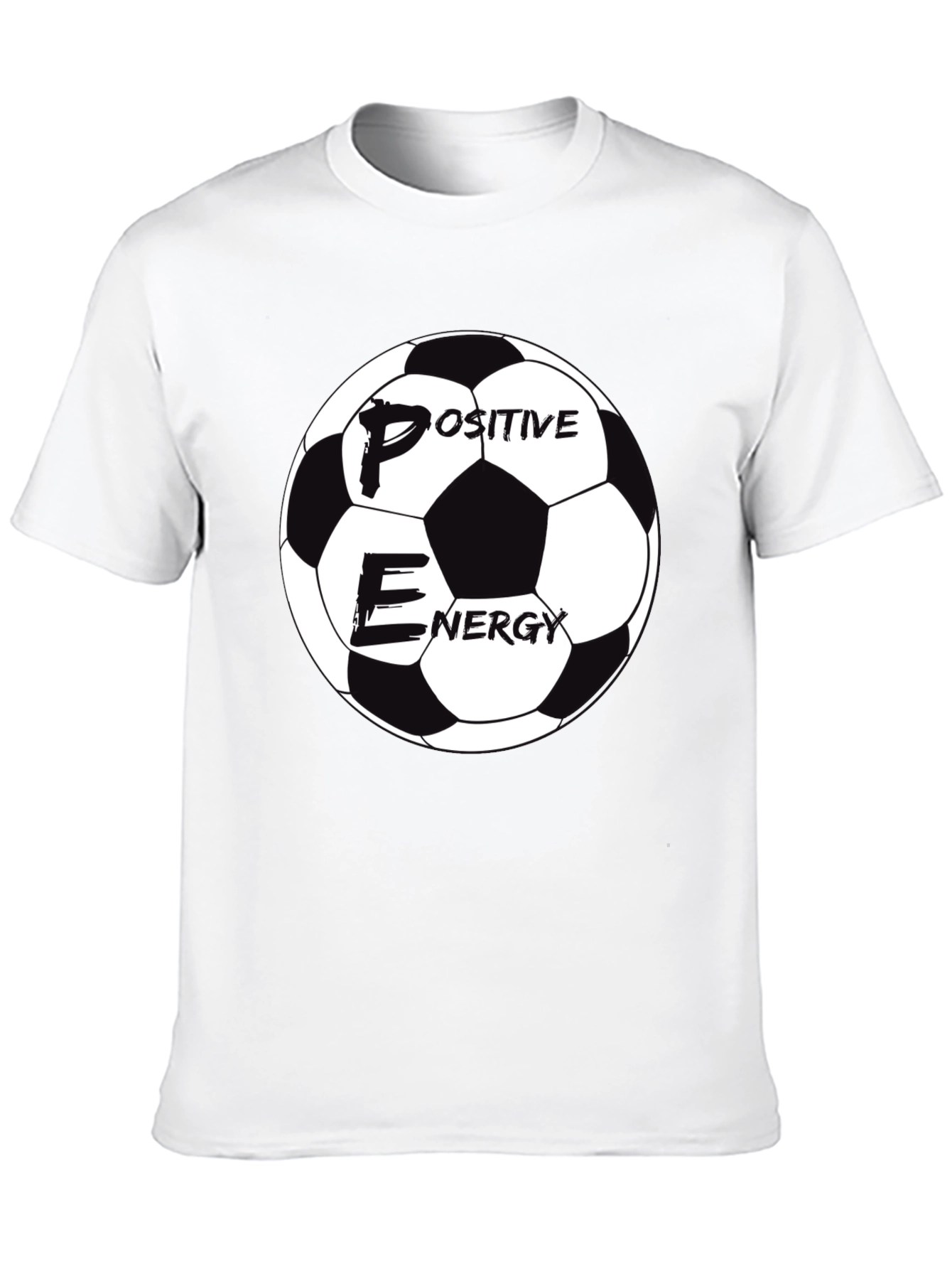 Positive Energy Soccer Ball Graphic Tee