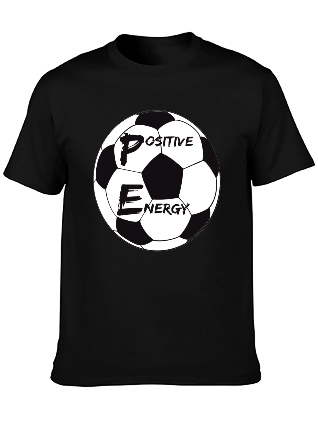 Positive Energy Soccer Ball Graphic Tee