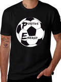 Positive Energy Soccer Ball Graphic Tee