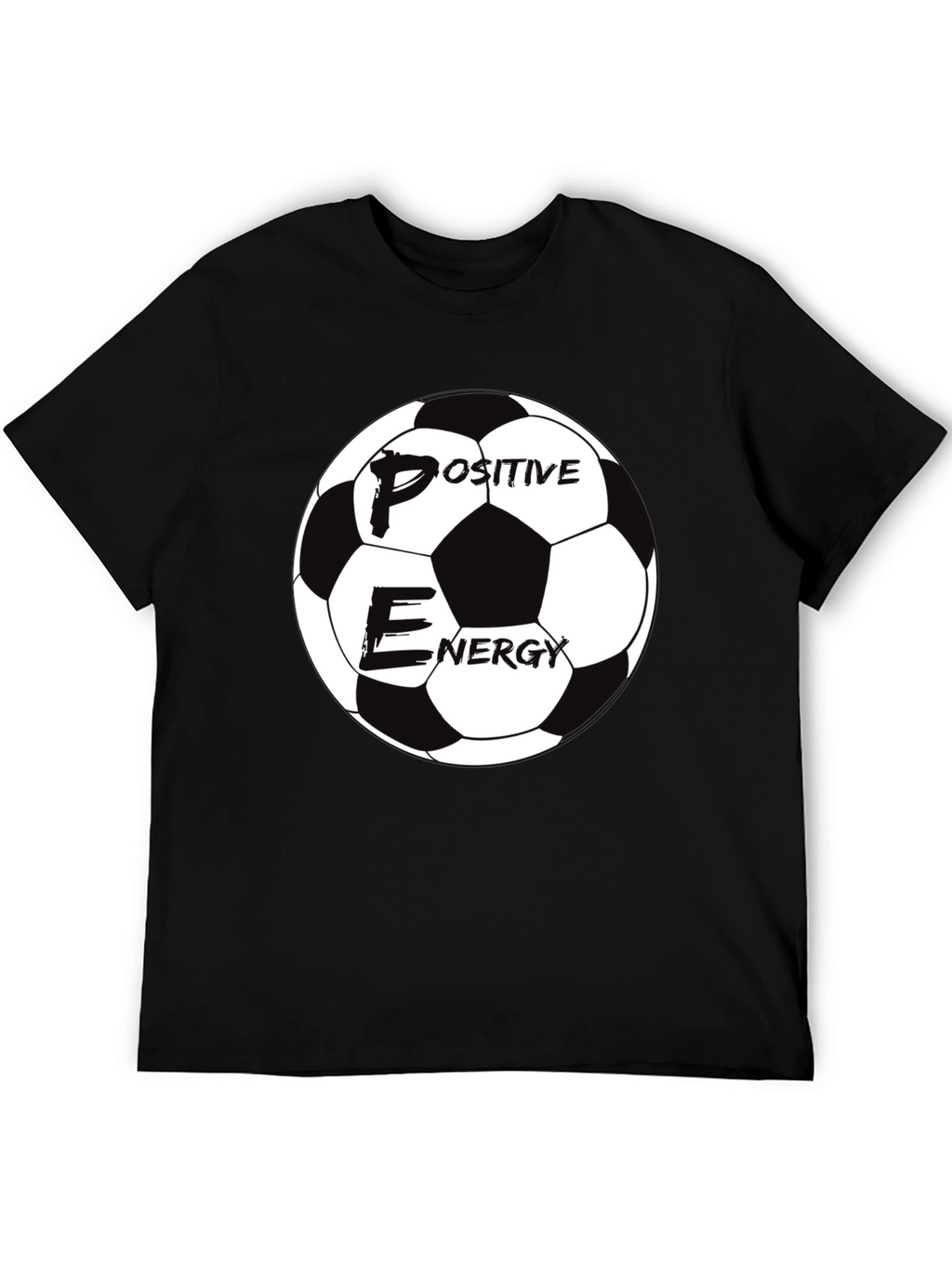 Positive Energy Soccer Ball Graphic Tee