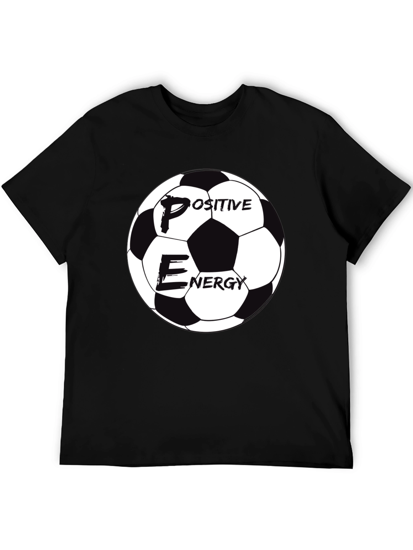 Positive Energy Soccer Ball Graphic Tee