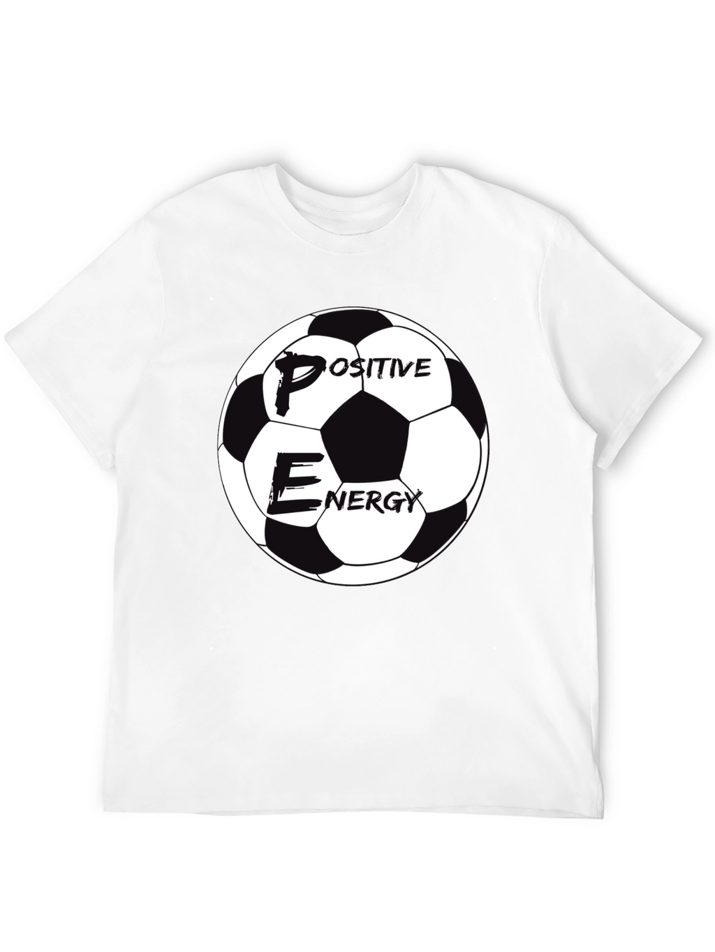 Positive Energy Soccer Ball Graphic Tee