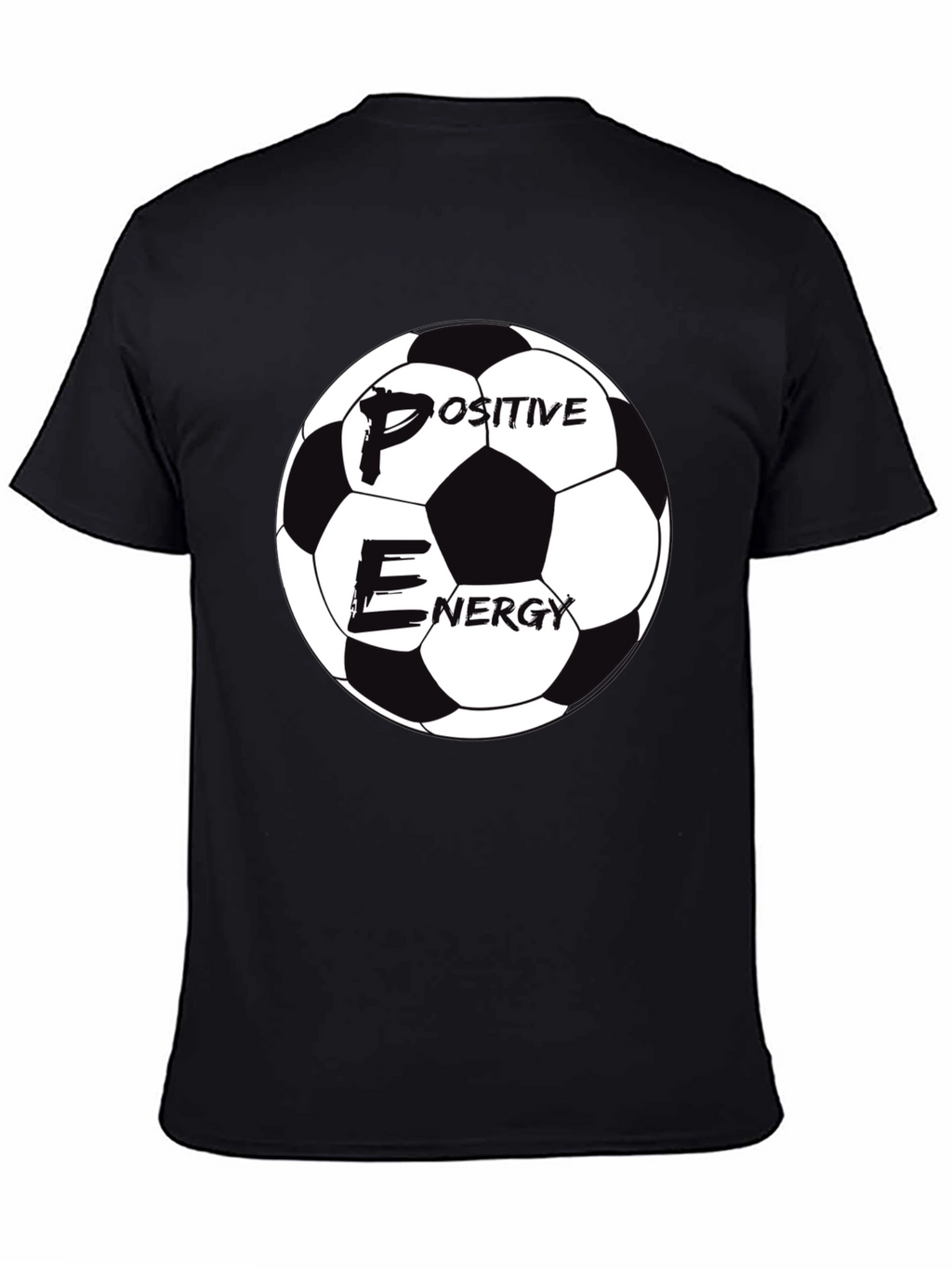 Positive Energy Soccer Ball Graphic Tee
