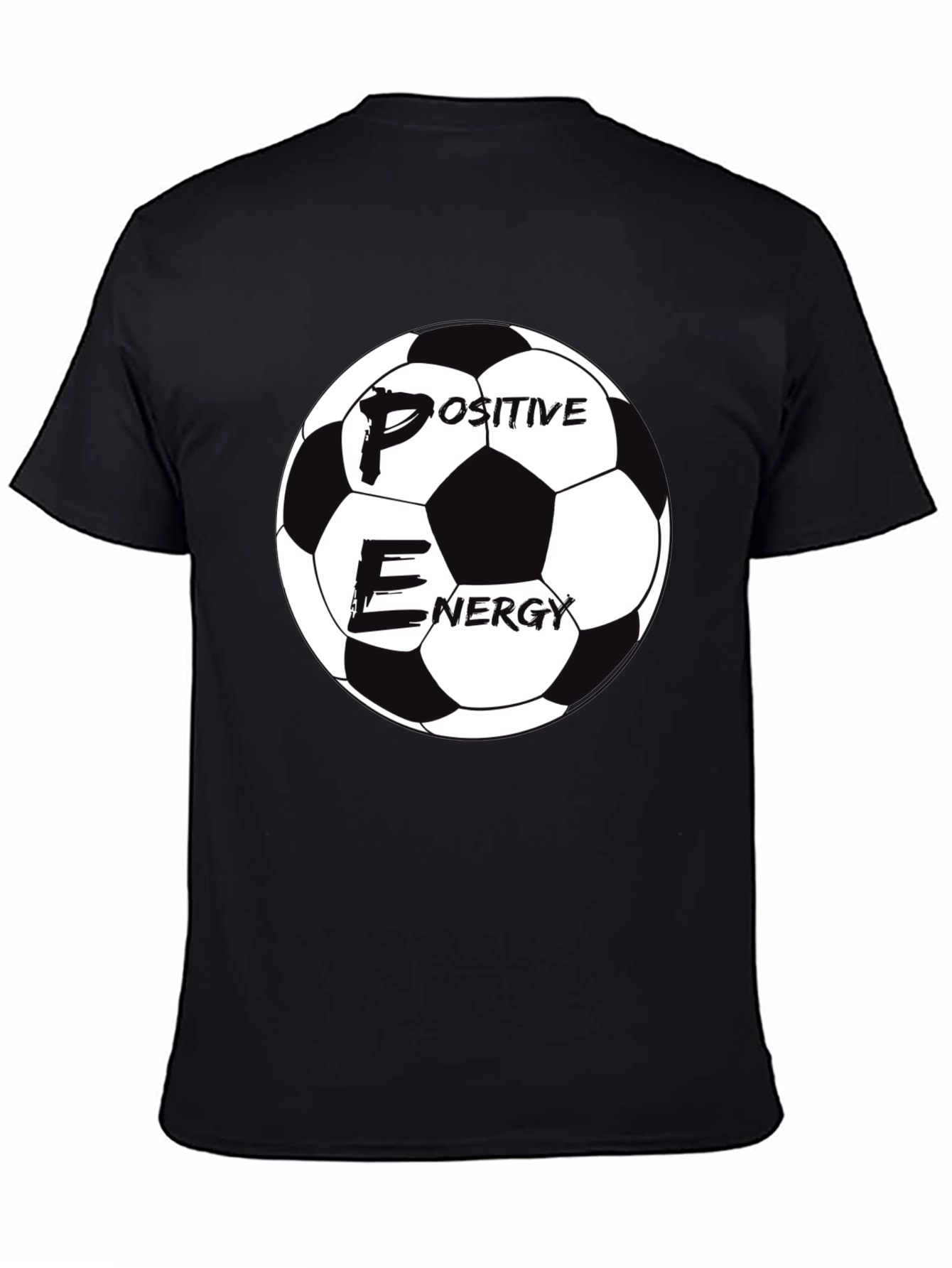 Positive Energy Soccer Ball Graphic Tee