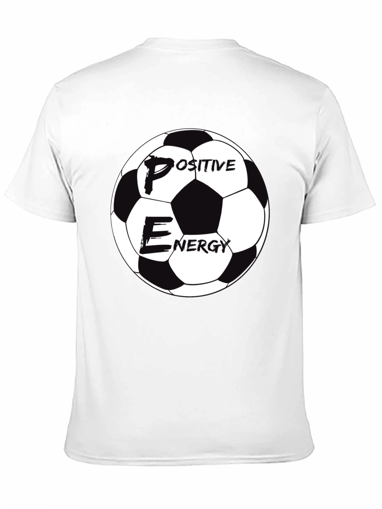 Positive Energy Soccer Ball Graphic Tee