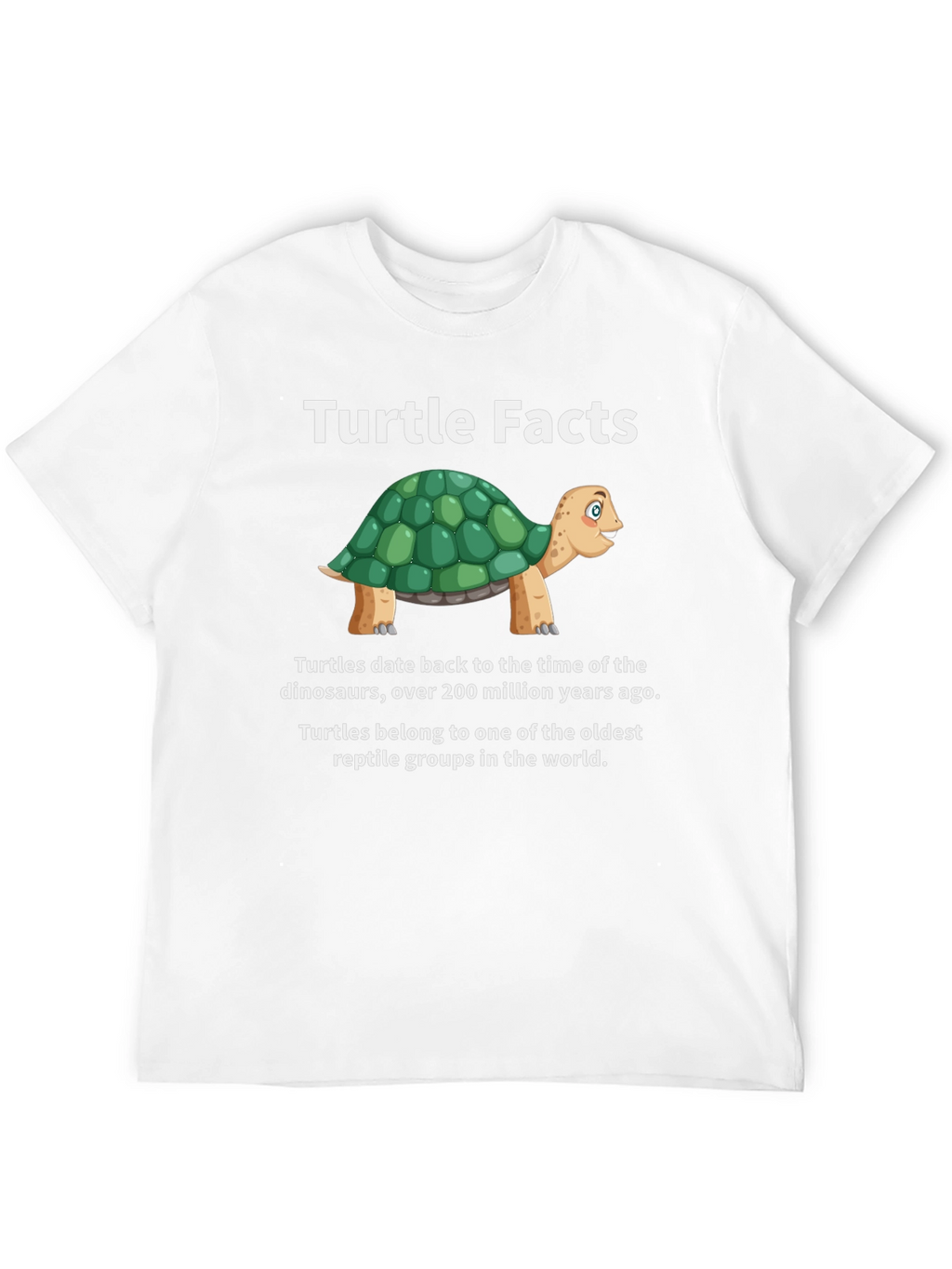Turtle Facts Graphic Tee - Unique Reptile Lover Shirt