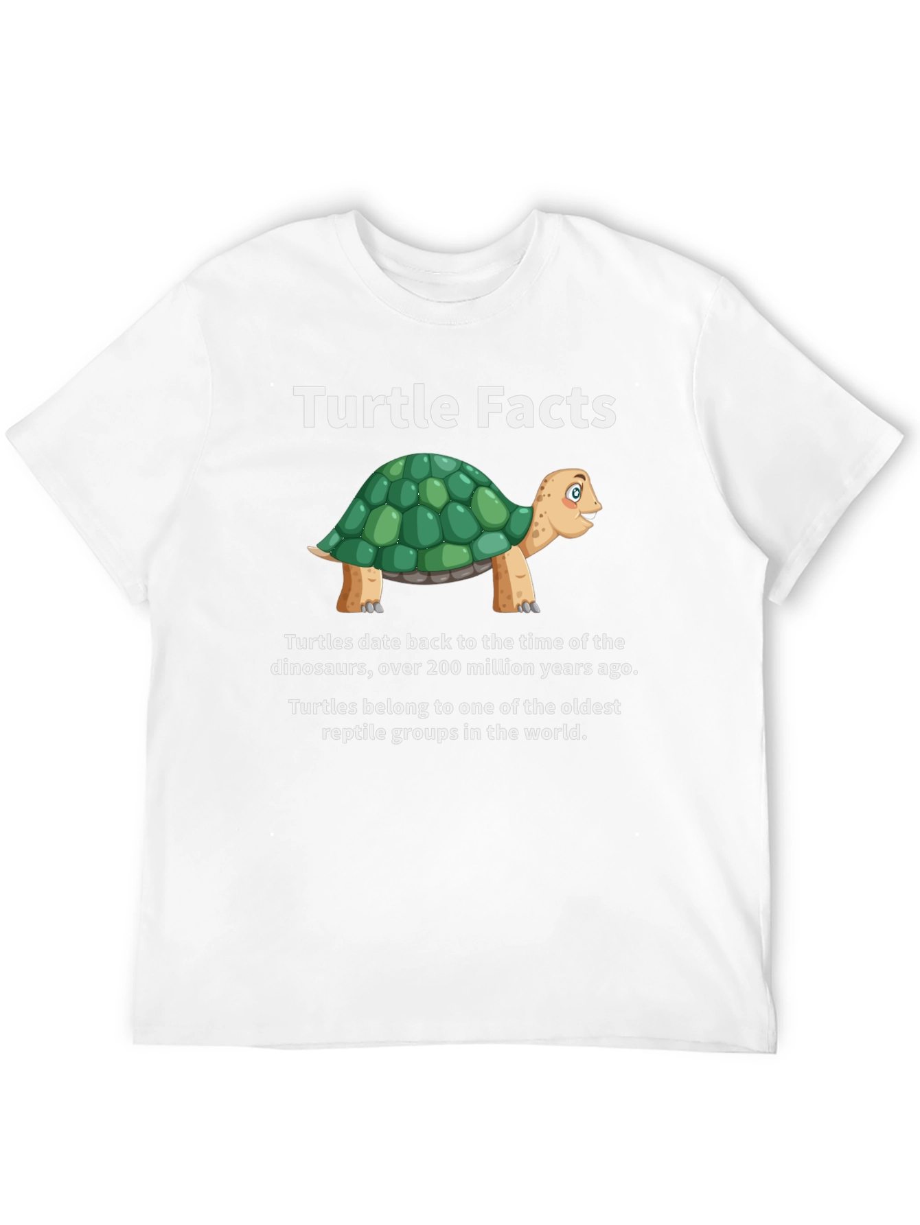 Turtle Facts Graphic Tee - Unique Reptile Lover Shirt