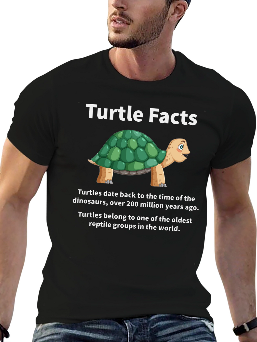 Turtle Facts Graphic Tee - Unique Reptile Lover Shirt