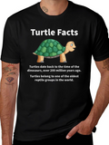 Turtle Facts Graphic Tee - Unique Reptile Lover Shirt