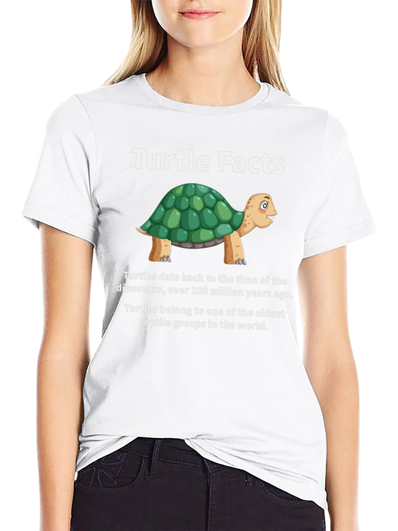 Turtle Facts Graphic Tee - Unique Reptile Lover Shirt