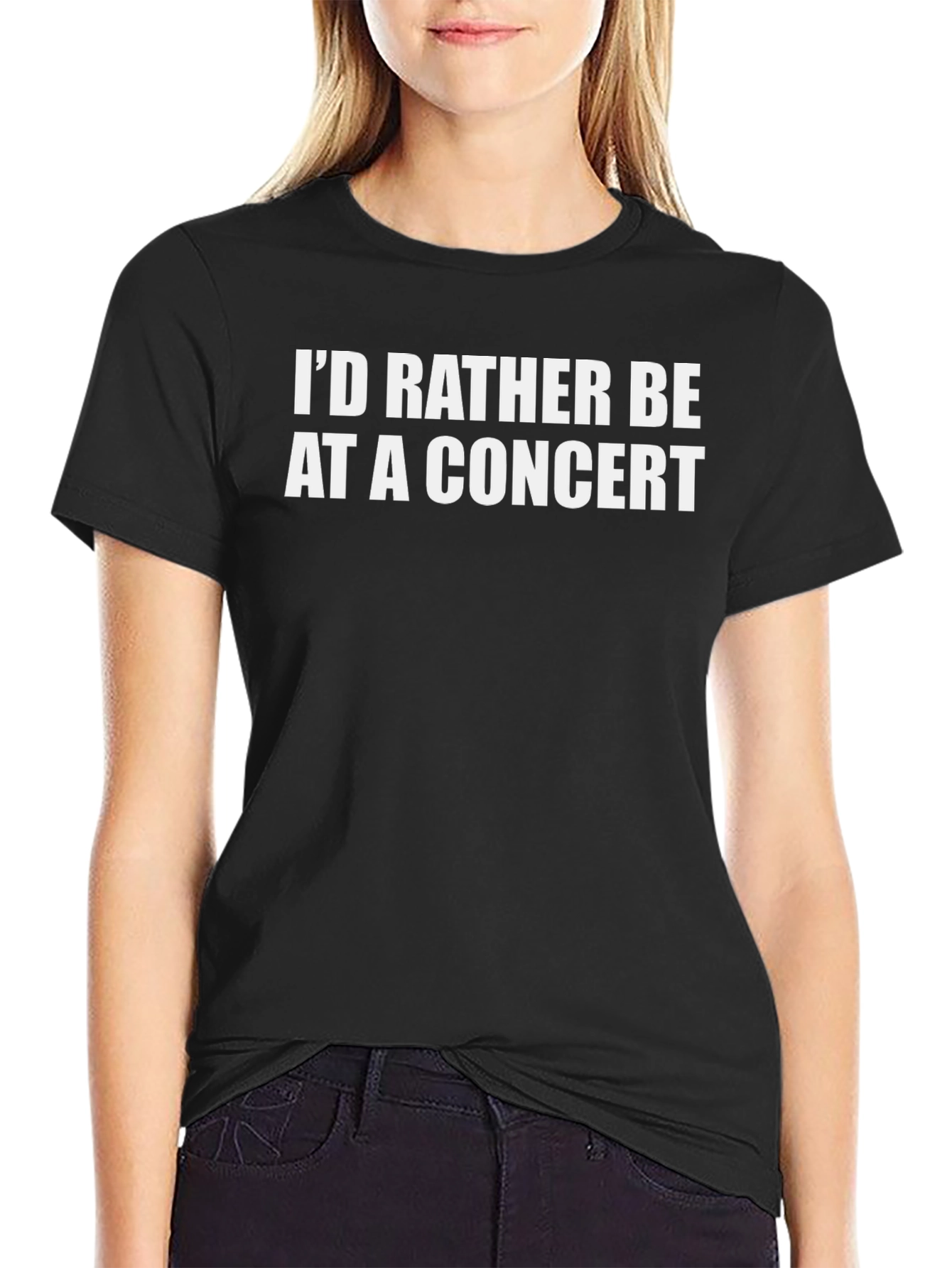 Concert Lover Tee - Id Rather Be At a Concert T-Shirt