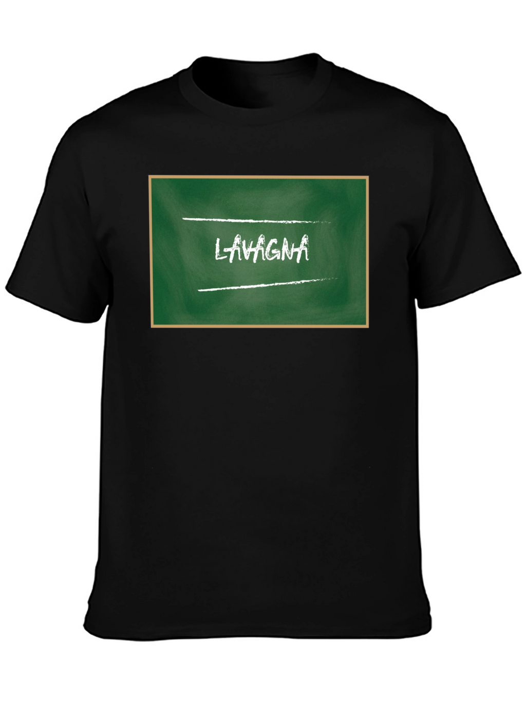 Lasagna Chalkboard Style Graphic Tee