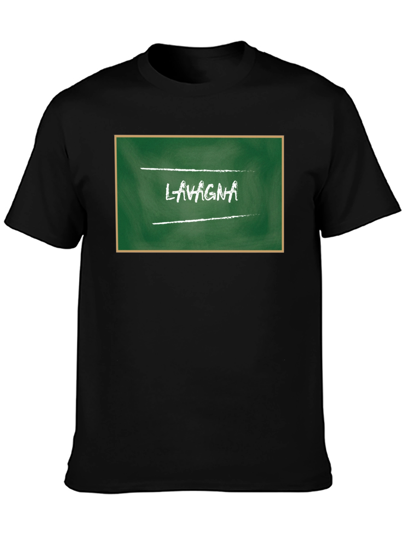 Lasagna Chalkboard Style Graphic Tee