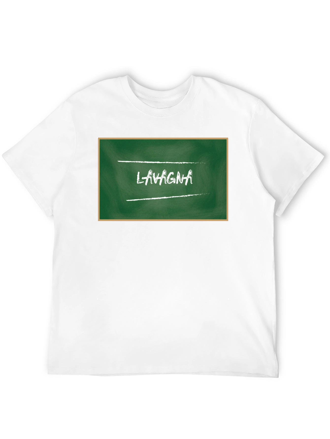 Lasagna Chalkboard Style Graphic Tee