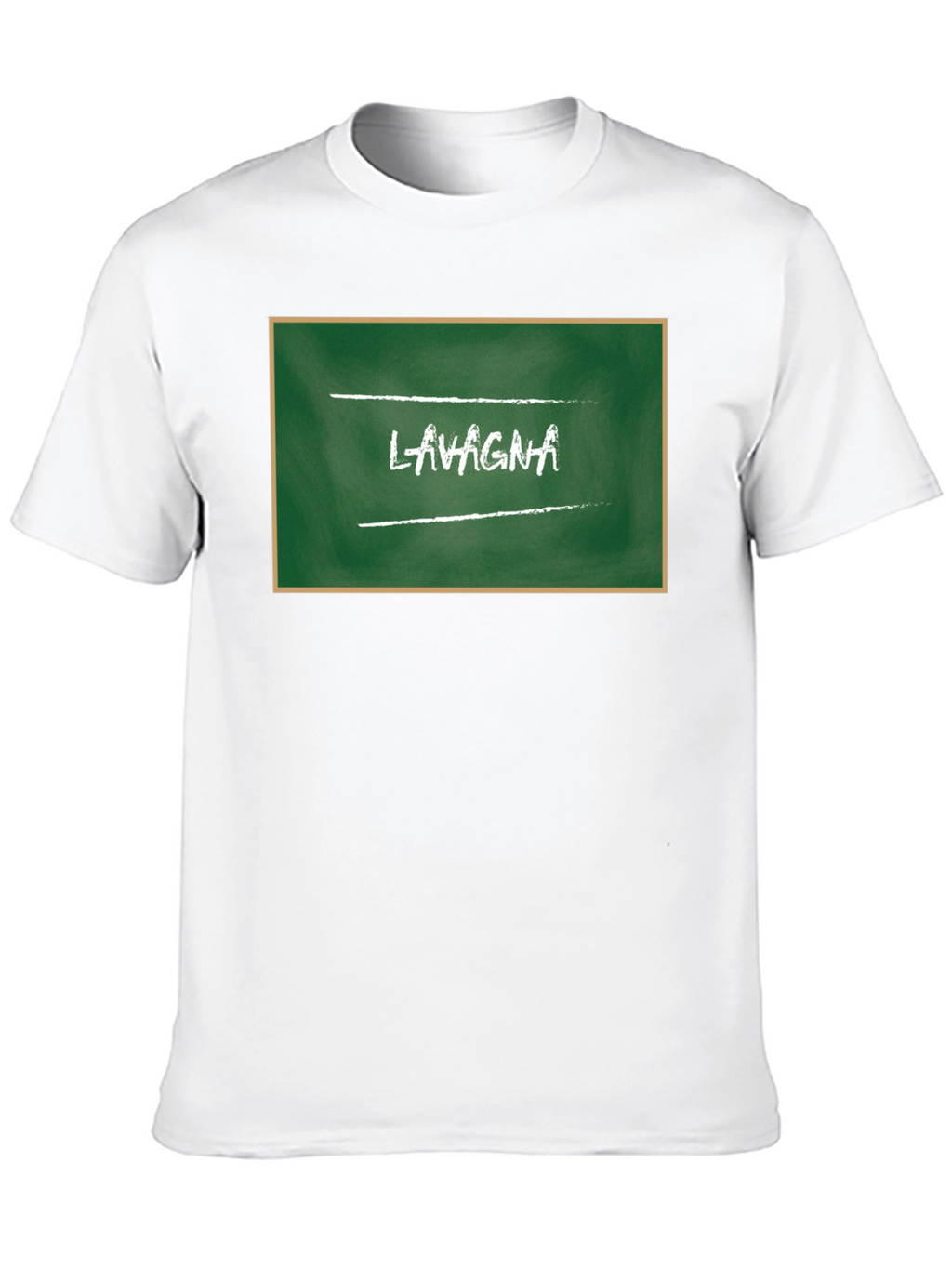 Lasagna Chalkboard Style Graphic Tee