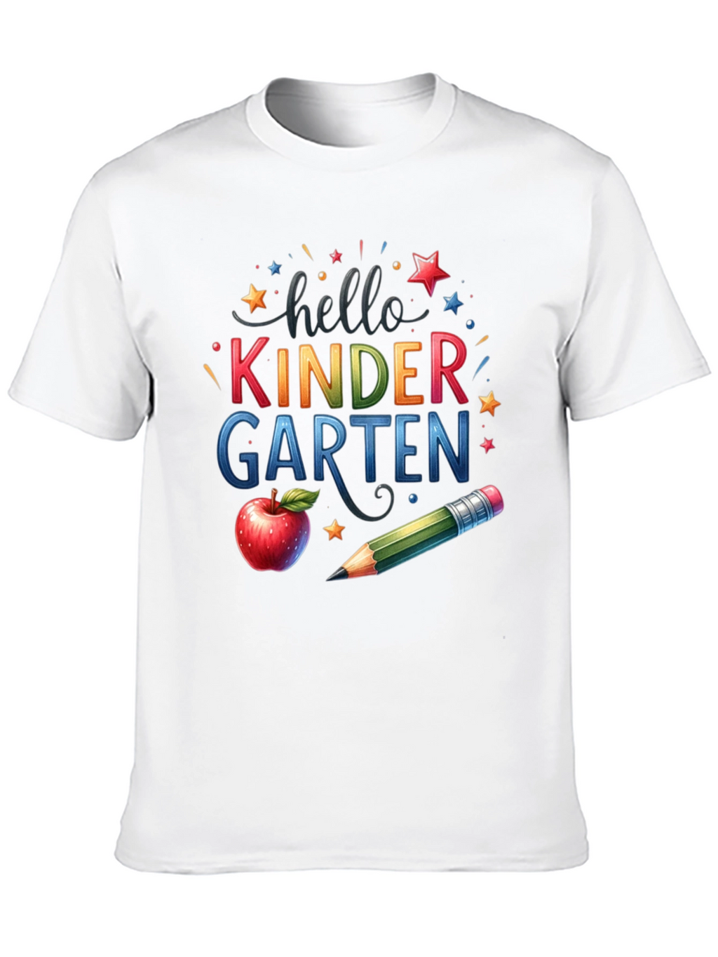 Hello Kindergarten T-Shirt - Back to School Teacher Tee