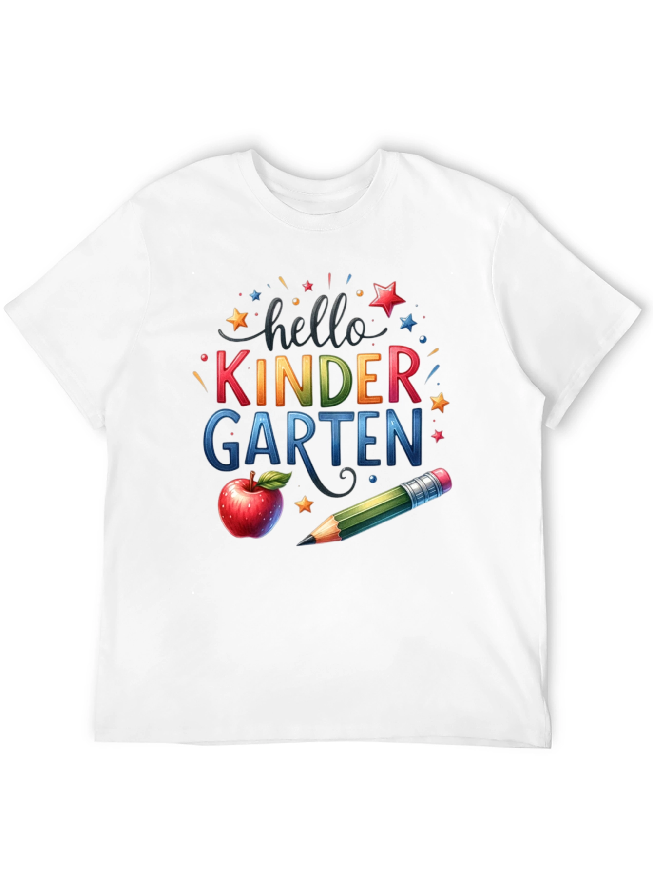 Hello Kindergarten T-Shirt - Back to School Teacher Tee