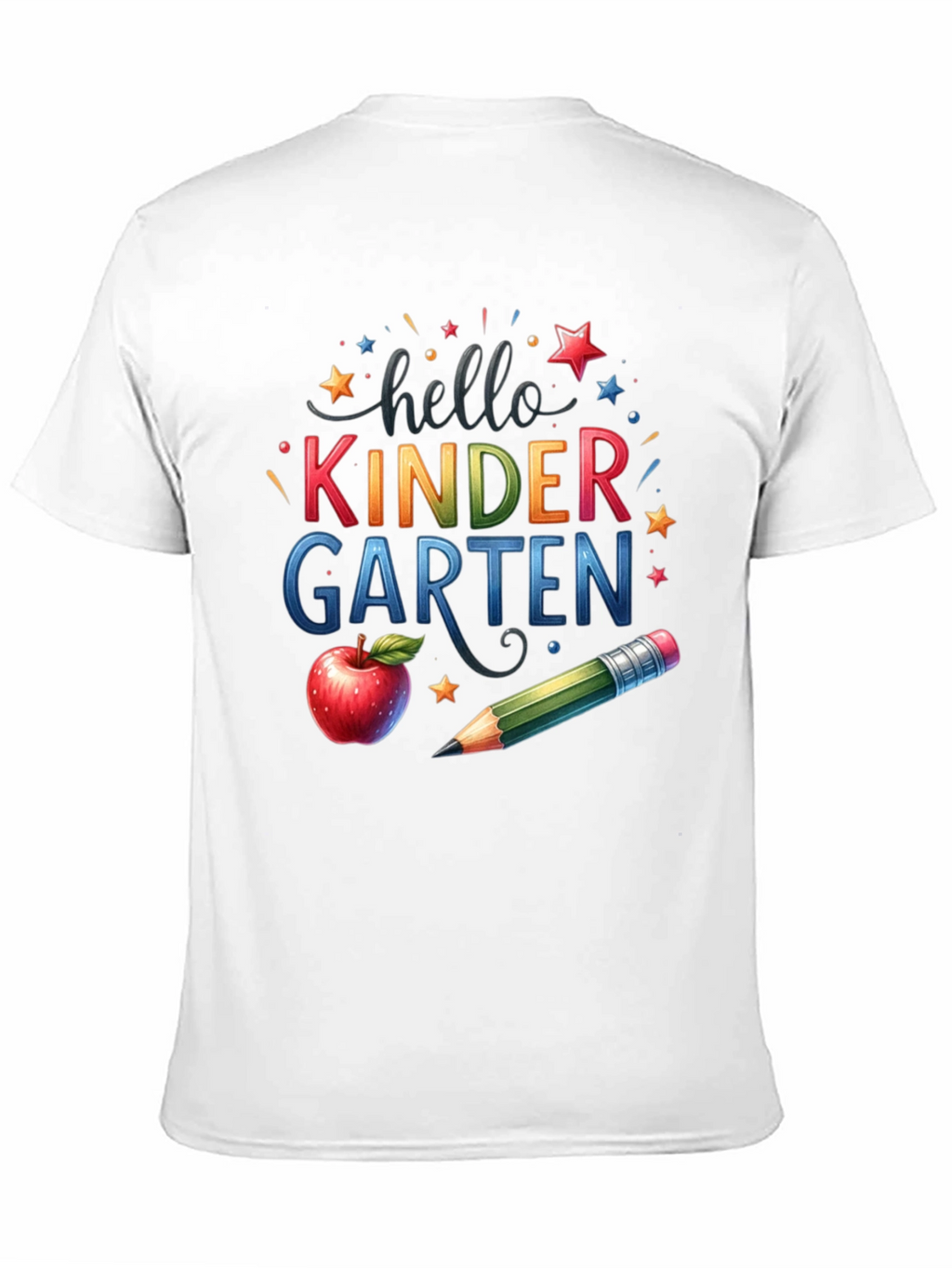 Hello Kindergarten T-Shirt - Back to School Teacher Tee