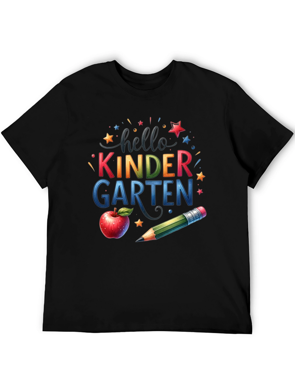 Hello Kindergarten T-Shirt - Back to School Teacher Tee