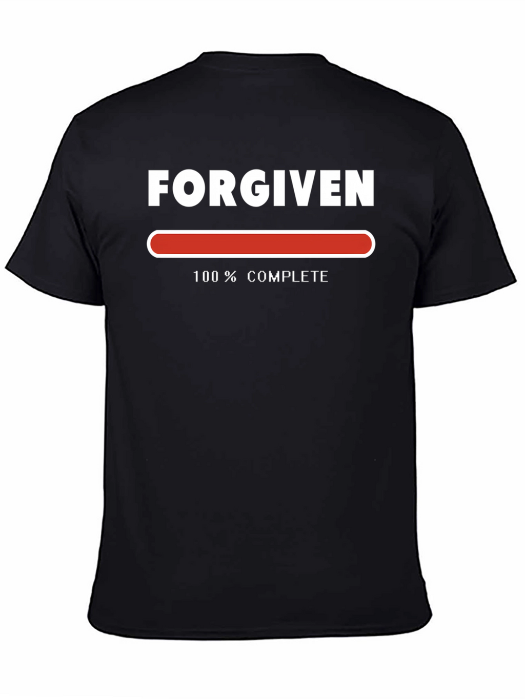 Forgiven 100% Complete Graphic Tee - Christian Apparel