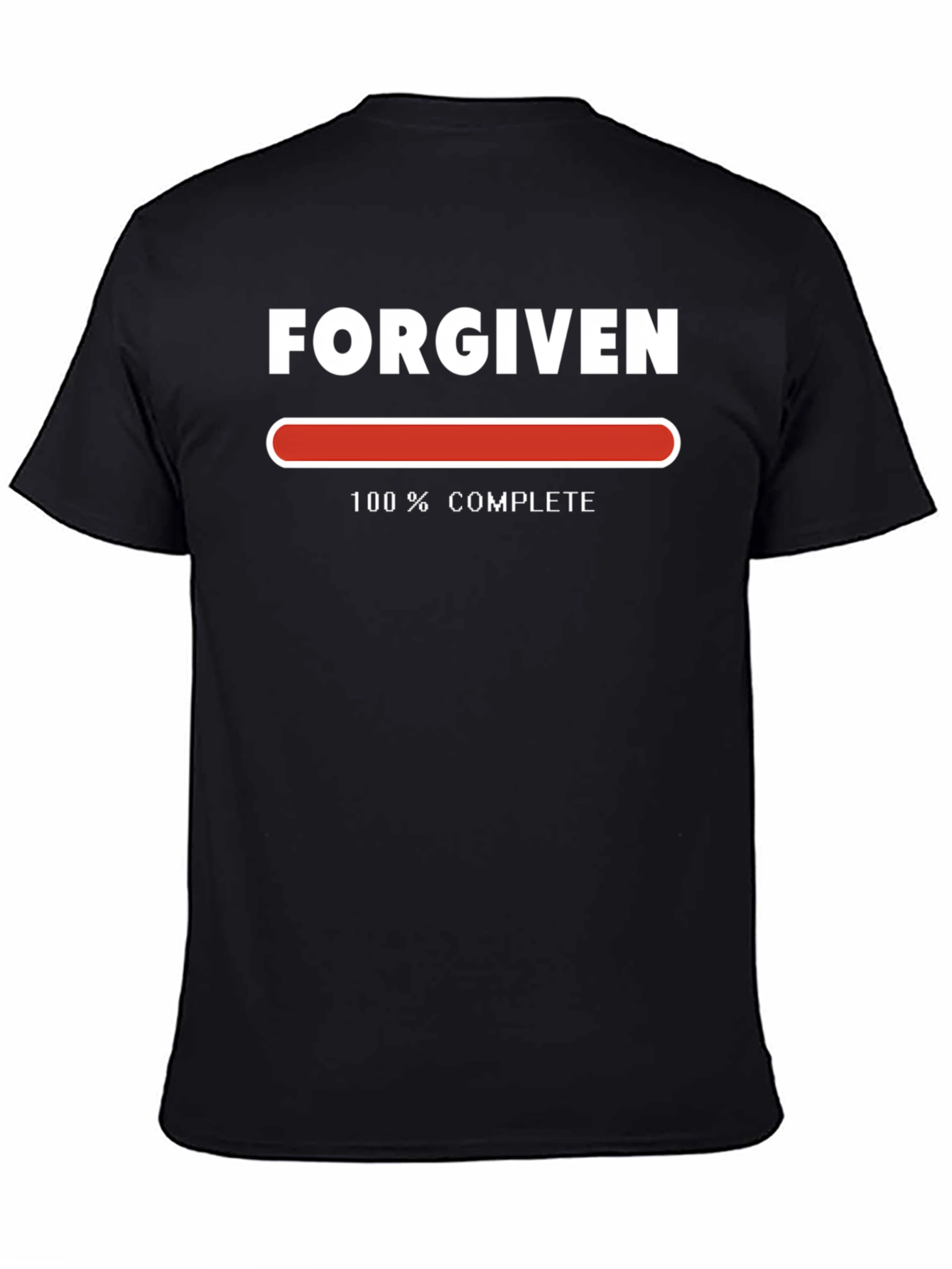 Forgiven 100% Complete Graphic Tee - Christian Apparel