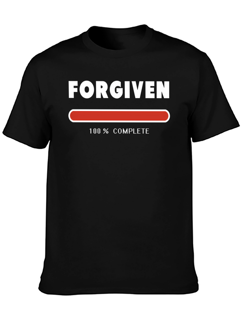 Forgiven 100% Complete Graphic Tee - Christian Apparel
