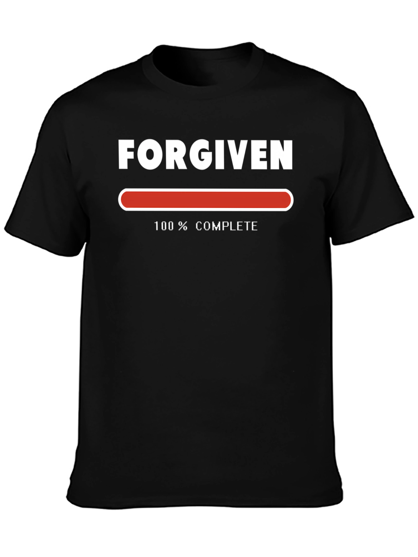 Forgiven 100% Complete Graphic Tee - Christian Apparel